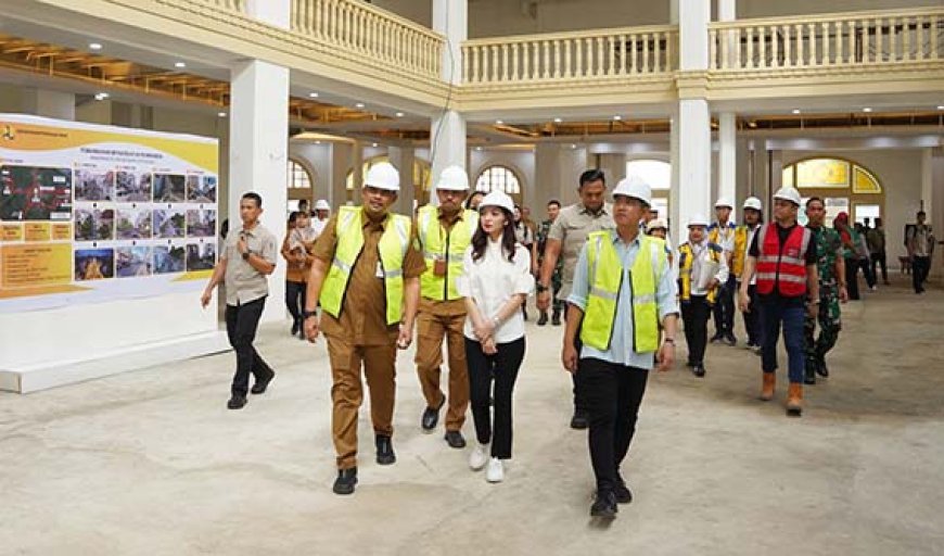 Wapres Gibran dan Wali Kota Medan Bobby Nasution Tinjau Revitalisasi Gedung Warenhuis