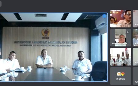 Rapat Virtual dengan KONI Seluruh Indonesia, Ketum KONI Pusat Sampaikan Agenda Strategis Tahun 2025