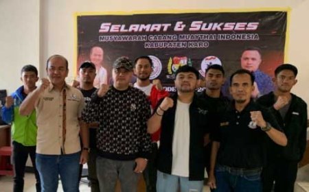 Edo Frandy Munthe Ketua Muaythai Tanah Karo