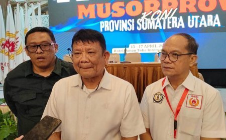 Hatunggal Siregar Resmi Pimpin KONI Sumut 2025–2029