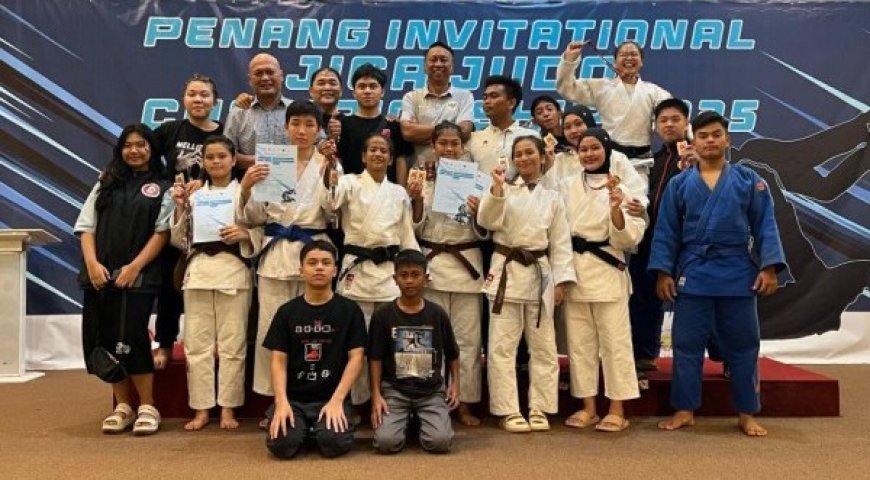 Tim Judo Sumut Borong Medali di Kejuaraan Internasional Penang Invitation 2025