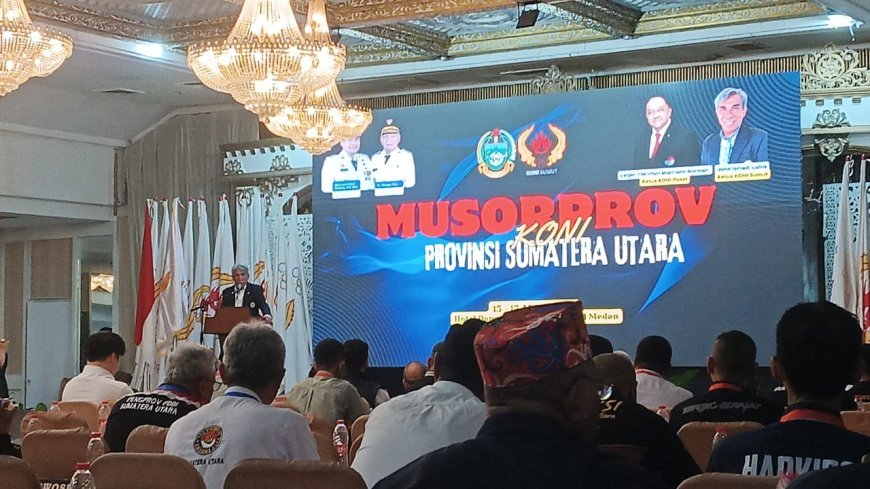 Musorprov KONI Sumut Resmi Dibuka, Ketua Terpilih Diharapkan Lanjutkan Prestasi PON ke PON