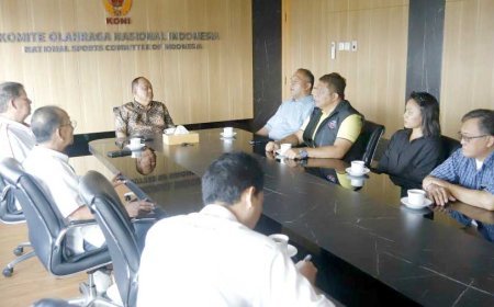 Ketum KONI Pusat Terima Audiensi PP.Persambi Bahas Tuan Rumah Kejuaraan Dunia Sambo 2025