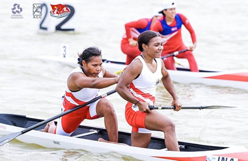 Herlin Lali dan Sella Monim Persembahkan Emas dan Perunggu untuk Indonesia di Kejuaraan Dayung ACC 2025