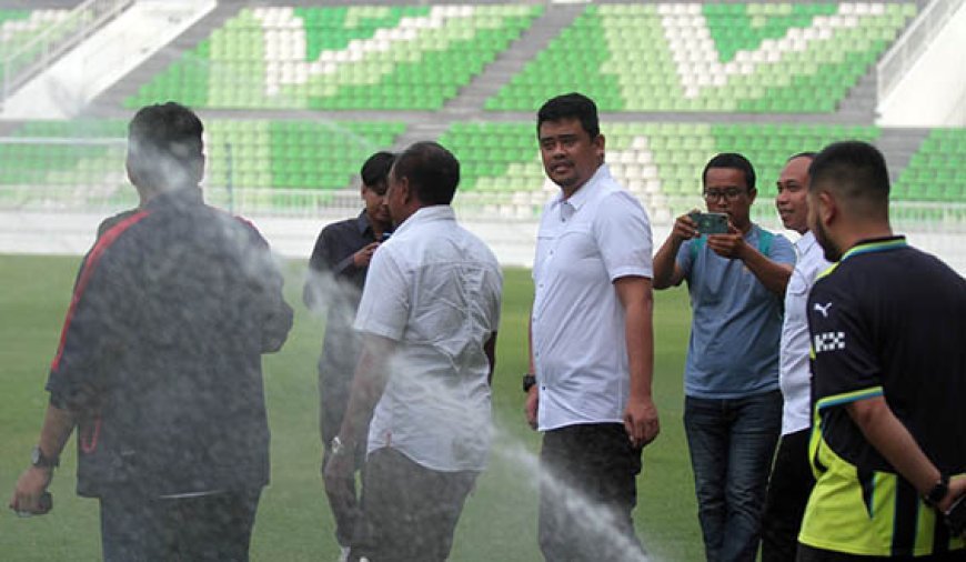 Gubernur Sumut Bobby Nasution Apresiasi VAR di Laga Pembuka PSMS vs Persekat