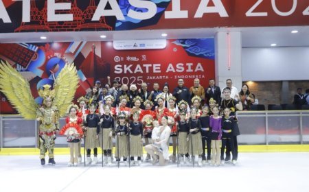 Jakarta Jadi Tuan Rumah Skate Asia 2025, Ajang Ice Skating Terbesar Tahun Ini
