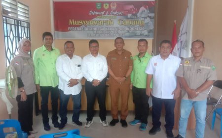 Afrizal Nasution Kembali Pimpin FORKI Madina 2025-2029