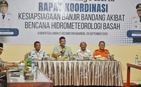 Antisipasi Banjir Bandang di Bukit Lawang, Bobby Nasution Tekankan Mitigasi Sejak Dini