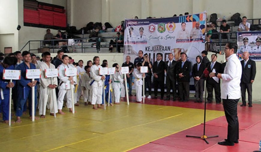 Wali Kota Medan Resmi Buka Kejuaraan Judo Terbuka se-Sumut 2025