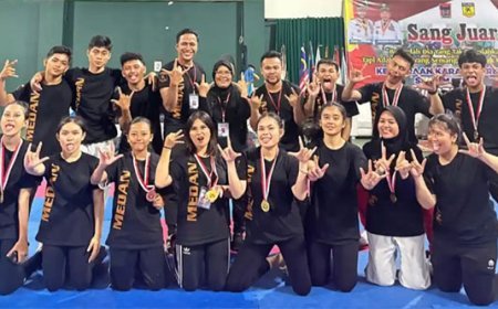 FORKI Medan Raih 8 Medali Emas di Piala Wali Kota Padang 2025