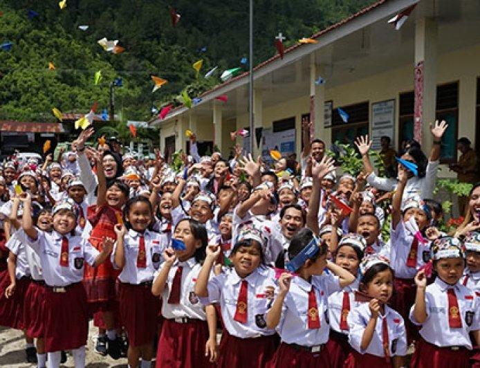 Indahnya Pemandangan Pulau Sibandang Saat Fun Run 5K Kemenkeu Mengajar 10 di Tapanuli Utara