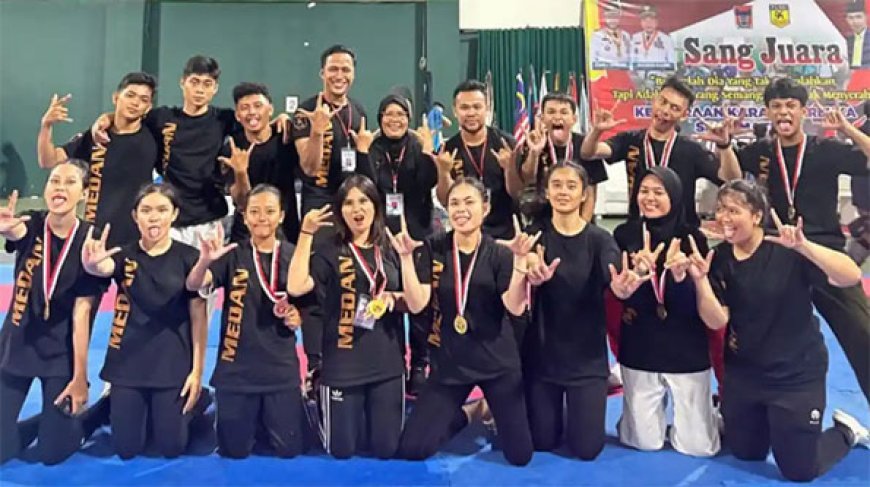FORKI Medan Raih 8 Medali Emas di Piala Wali Kota Padang 2025
