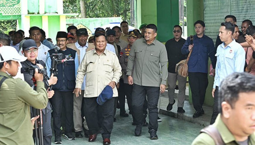 PRESIDEN PRABOWO TEGASKAN KOMITMEN PANTAU PEMULIHAN BANJIR DAN LONGSOR DI SUMATERA UTARA