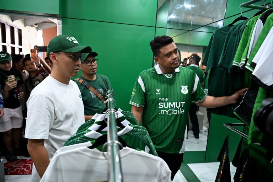 GUBERNUR SUMUT AJAK SUPORTER BELI MERCHANDISE RESMI DEMI DUKUNG PSMS MEDAN