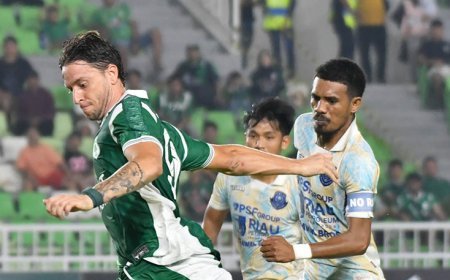 DERBY SUMUT BERAKHIR IMBANG, PSMS TERTAHAN 1-1 OLEH PSPS PEKANBARU