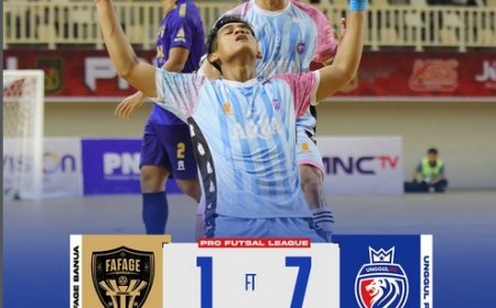 BLACK STEEL FC DAN UNGGUL FC PESTA GOL DI PRO FUTSAL LEAGUE 2025-2026