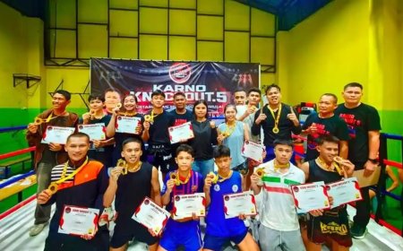 KARNO KNOCKOUT SERIES V SUKSES DIGELAR, JARING PETINJU POTENSIAL SUMUT