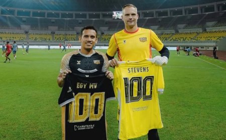EGY MAULANA VIKRI TEMBUS 100 PENAMPILAN BERSAMA DEWA UNITED
