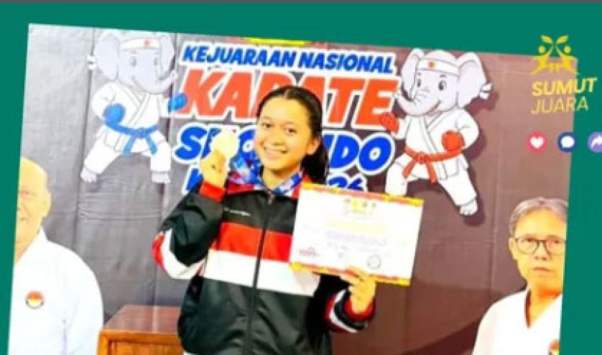 INDHIKA SYAFITRI PULUNGAN RAIH EMAS DAN PERUNGGU DI KEJURNAS KARATE SHOKAIDO III 2026