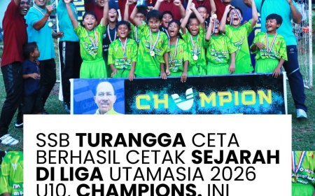 SEKOLAH SEPAK BOLA (SSB) TURANGGA CETA BERHASIL CETAK SEJARAH DI LIGA UTAMASIA 2026 U10