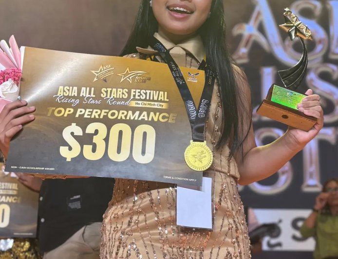 SHARON SITORUS RAIH GOLD MEDAL DAN TOP PERFORMANCE DI VIETNAM