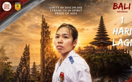Leica Al Humaira Lubis Perkuat Timnas Karate Indonesia di Asian Karate Championships 2026