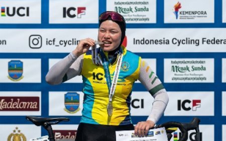 Dara Latifah Raih Emas dan Perak di Kejurnas Road Bike 2026