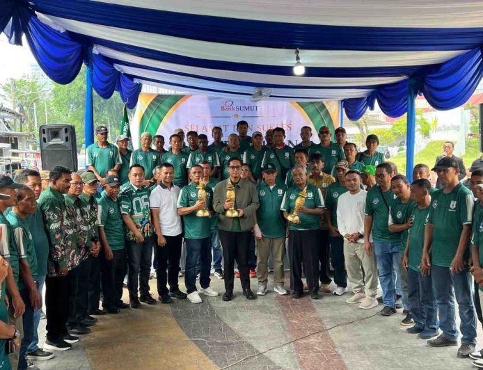 Rico Waas Hadiri Pengukuhan Keluarga Besar Mantan Pemain PSMS Medan Periode 2026-2030