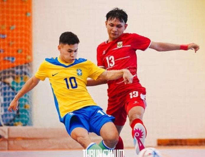 Timnas Futsal Indonesia U-17 Kalah Telak Dari Brasil Di VI Nations 2026