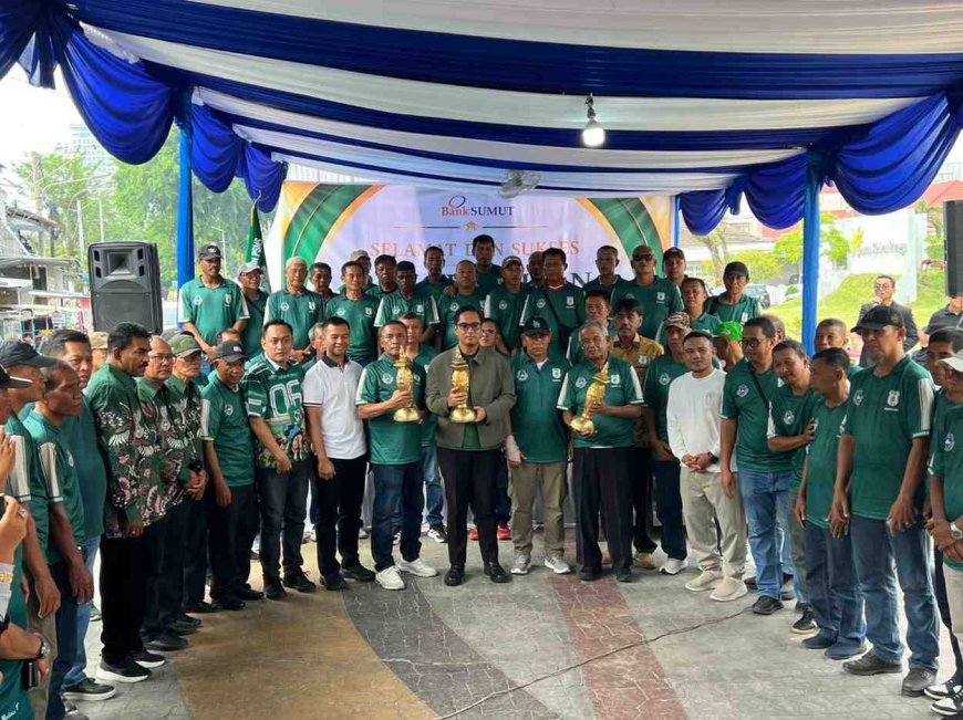 Rico Waas Hadiri Pengukuhan Keluarga Besar Mantan Pemain PSMS Medan Periode 2026-2030