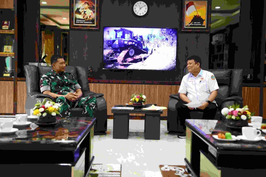 KONI Sumut Audiensi dengan Pangdam I/BB, Sosialisasikan dan Gelorakan Porprovsu 2026