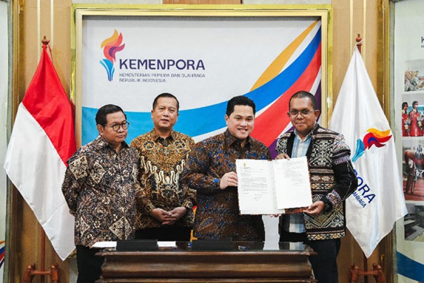 Menpora Erick Resmi Serahkan SK Penetapan Tuan Rumah PON XXII 2028