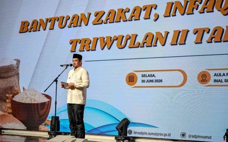 Gubernur Bobby Nasution Salurkan ZIS Rp3,5 Miliar kepada 5.051 Penerima Manfaat