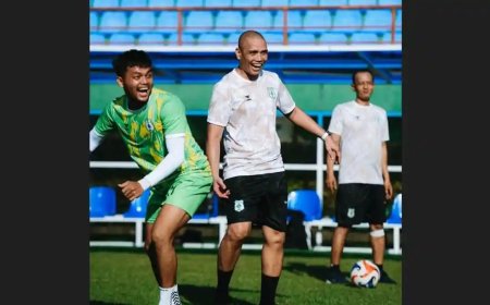 Eko Purdjianto Pimpinan Latihan Perdana PSMS Medan