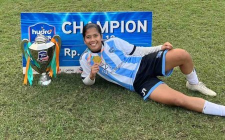 Dinda Yosephine Manurung Putaran Nasional HPSL Bersama Tigers Football Academy Surabaya