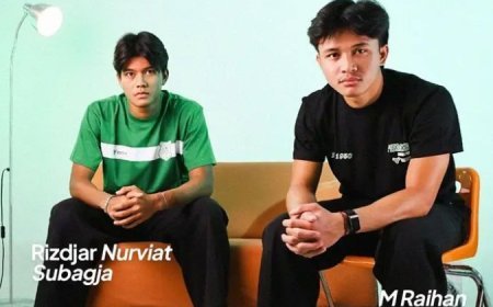 M Raihan Utama dan Rizdjar Nurviat Subagja Pemain Regulasi U21 PSMS Medan