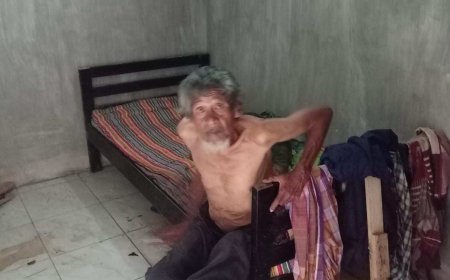 Potret Terkini Legenda PSMS Medan Mamek Sudiono Mengundang Empati Dan Kepedulian