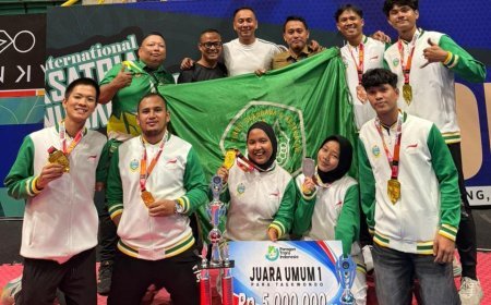 NPC Sumut Juara Umum Para Ksatria Nusantara PBTI Series 4, Borong 5 Emas di Bandung