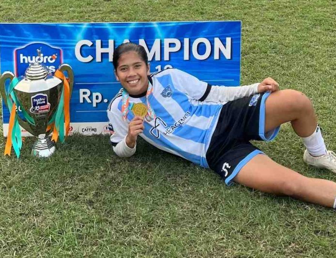 Dinda Yosephine Manurung Putaran Nasional HPSL Bersama Tigers Football Academy Surabaya