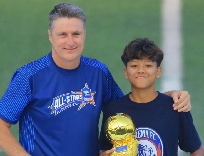 Oedaija O’shea Sharinah Pemain Terbaik di  Hydroplus Soccer League 2026