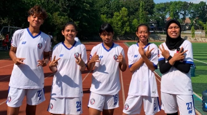 Lima Pesepakbola Putri Asal Sumut Gabung Arema Women