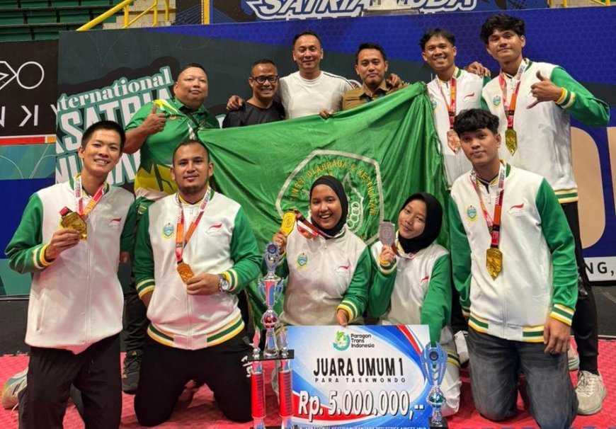 NPC Sumut Juara Umum Para Ksatria Nusantara PBTI Series 4, Borong 5 Emas di Bandung