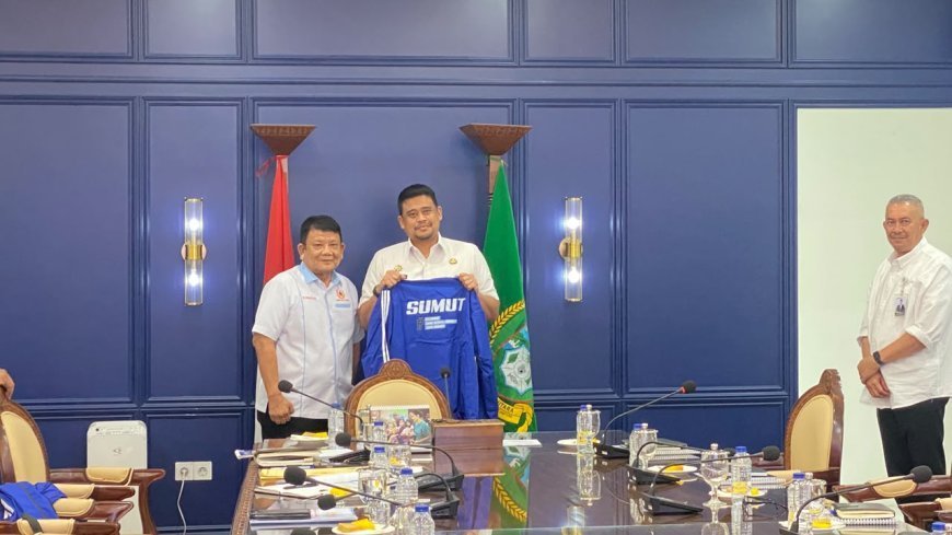 Ketua Umum KONI Sumut Laporkan Kesiapan PORPROVSU 2026 kepada Gubernur Sumatera Utara