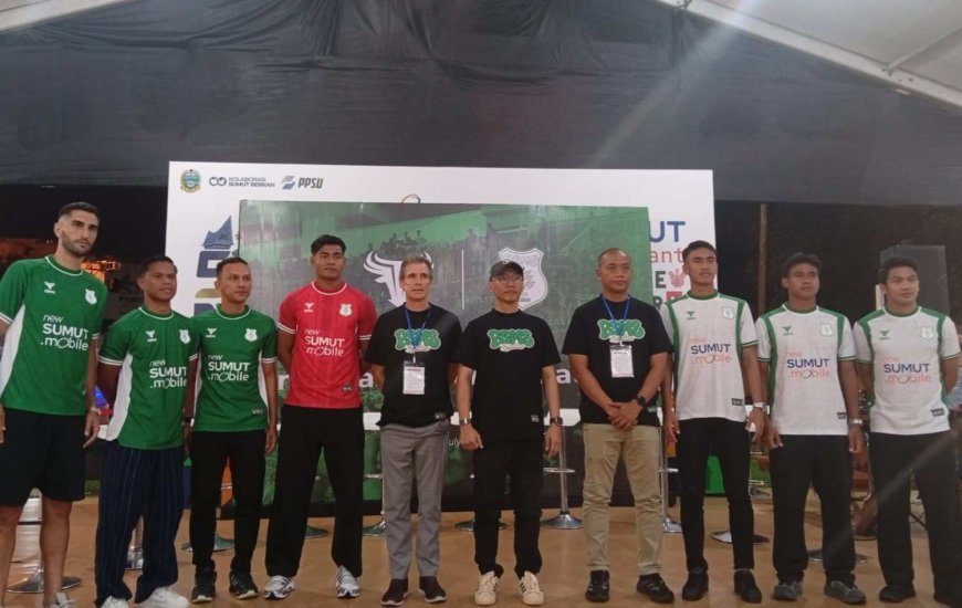 PSMS Medan Resmikan Jersey Piala Presiden Elite 2026, Siap Ukur Kekuatan Melawan Klub Asia