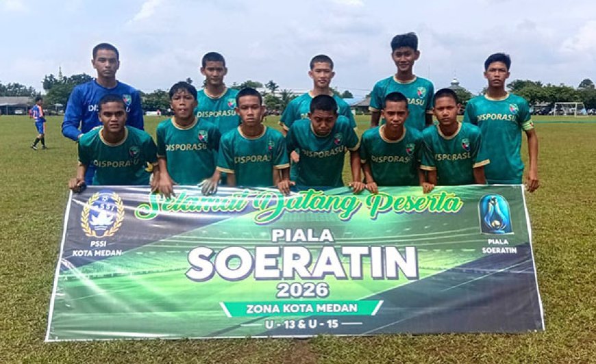 Hasil Piala Suratin U-15 Kota Medan: Ijeck FA dan Disporasu Pesta Gol, Inspire FC Menang Tipis