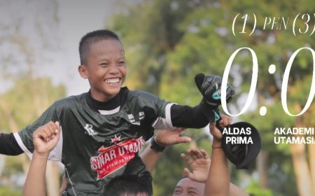 Academy Utamasia Juara Turnamen U-13 Inalum di Hati 2026 Usai Menang Adu Penalti