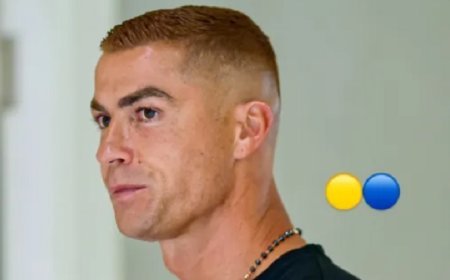 Cristiano Ronaldo Tampil dengan Rambut Emas usai Menikah, Fans Heboh