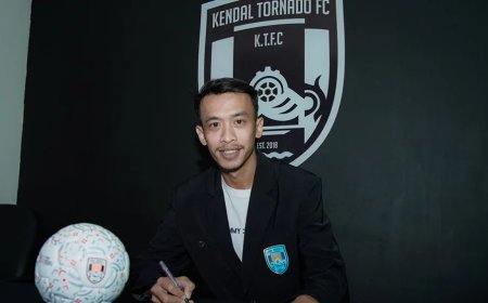 Kendal Tornado FC Perkuat Lini Belakang, Fikron Afriyanto Siap Bantu Tim Bidik Promosi