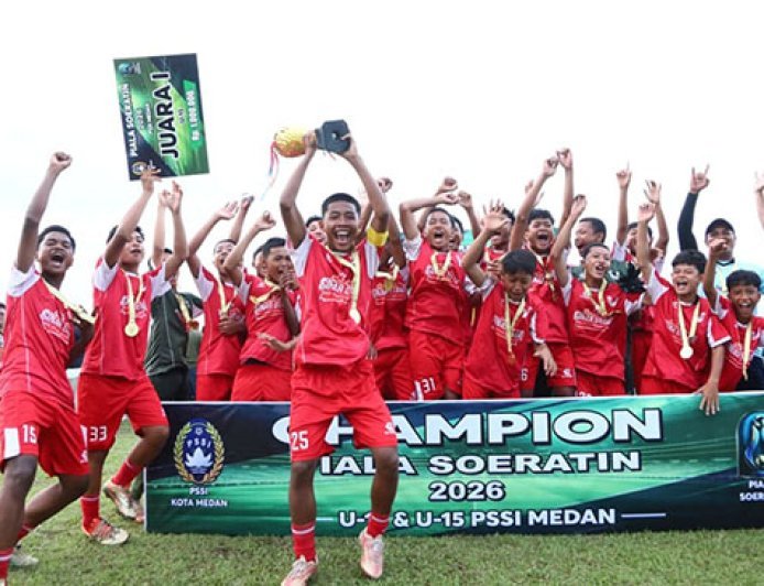 Utamasia Juara Piala Suratin U-15 Medan 2026, Mabar Putra Terbaik di U-13