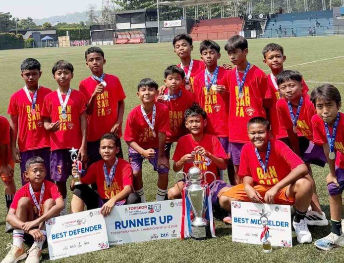 Bansar FA Gebang Jadi Runner-up Liga Top Skor Nasional, Borong Dua Gelar Individu